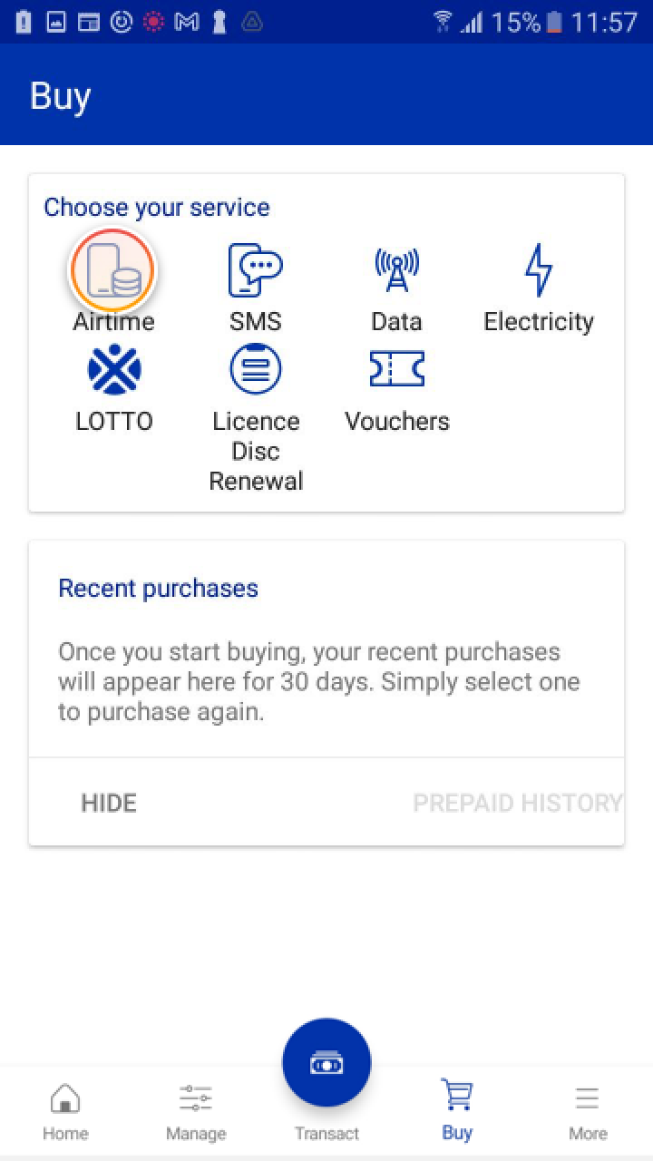 buy - prepaid airtime